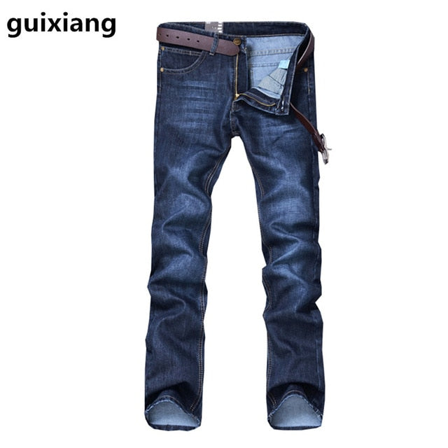 2017 Spring new style  Man straight high quality Straight jeans men's cotton casual jeans   young man's jeans men  size 32-38