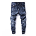 2019 Fashion New Men's Casual Boutique Denim Trousers / Man's Washed White Slim Jeans