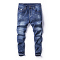 2019 Fashion New Men's Casual Boutique Denim Trousers / Man's Washed White Slim Jeans